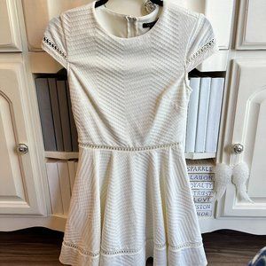 Cream Short Cocktail Dress